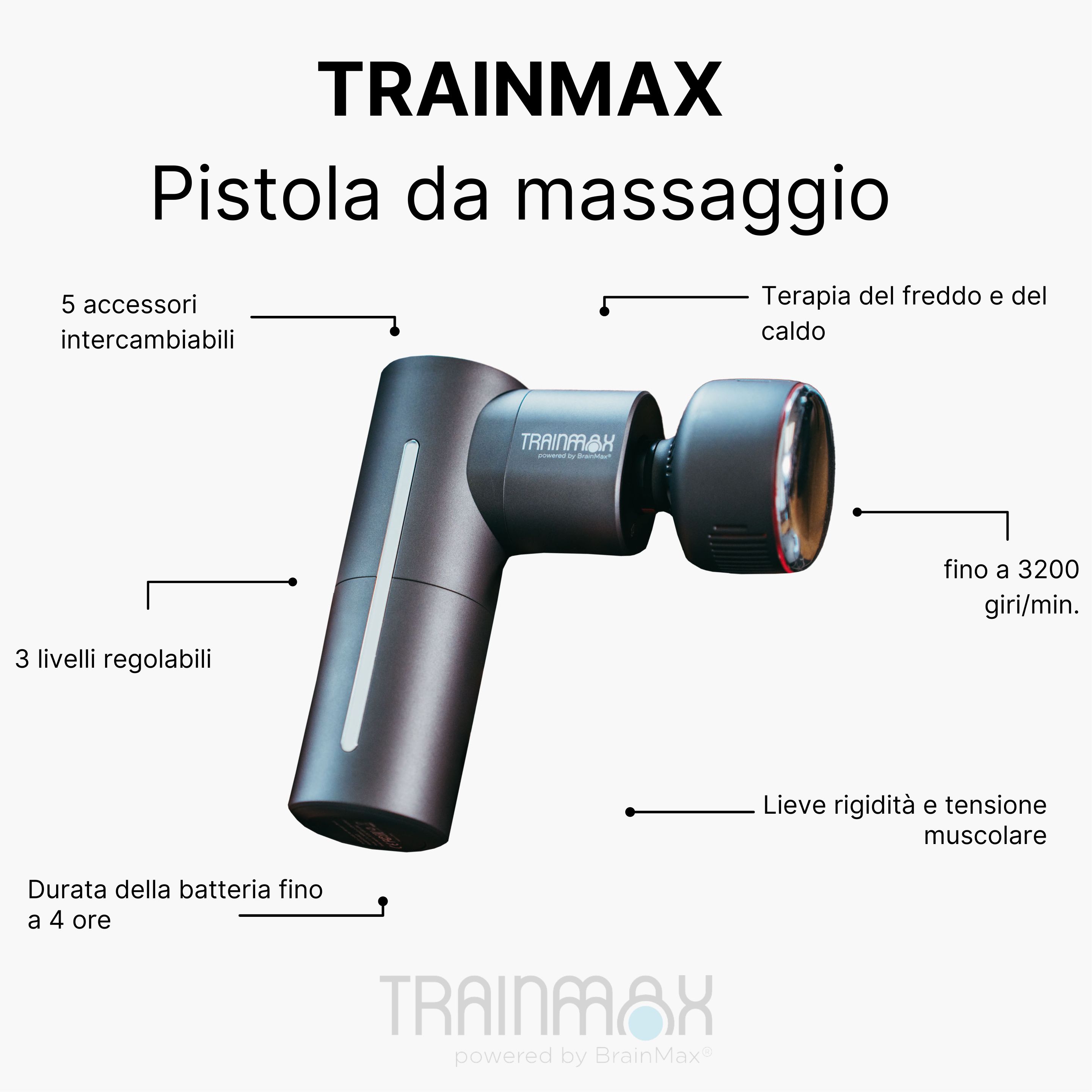 (Italština) Upraveno - produkt malá masážní pistole